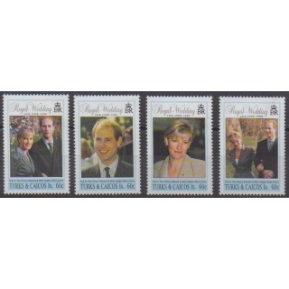 Buy this set of stamps of Turks and Caicos  Islands of the year 1999 (Nb 1332/1335).