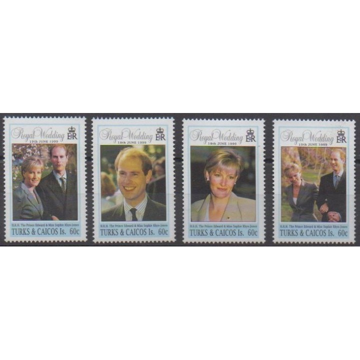 Buy this set of stamps of Turks and Caicos  Islands of the year 1999 (Nb 1332/1335).