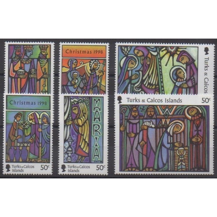 Buy this set of stamps of Turks and Caicos  Islands of the year 1998 (Nb 1302/1307).