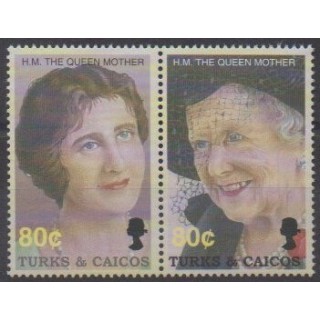 Buy this set of stamps of Turks and Caicos  Islands of the year 2002 (Nb 1552/1553).