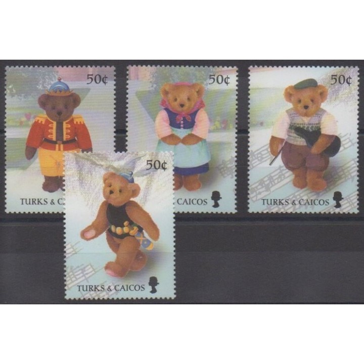 Acheter cette série de timbres des îles Turks et Caiques  de l'année 2003 (No 1599/1602).