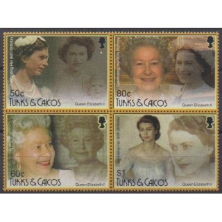 Acheter cette série de timbres des îles Turks et Caiques  de l'année 2006 (No 1648/1651).
