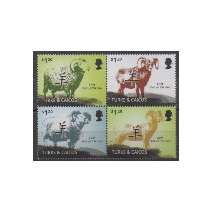 Buy this set of stamps of Turks and Caicos  Islands of the year 2014 (Nb 1762/1765).