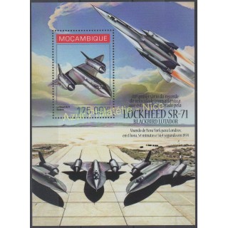 Timbres - Thème avions - Mozambique - 2014 - No BF 819