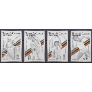 Buy this set of stamps of Turks and Caicos  Islands of the year 1990 (Nb 910/913).