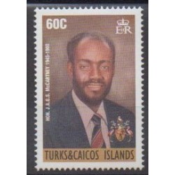 Turks et Caiques (Iles) - 1996 - No 1218 - Célébrités