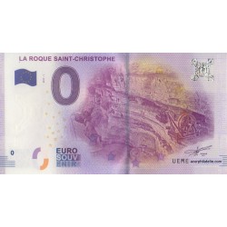 Euro bankenote memory - 24 - La Roque Saint-Christophe - 2017-1