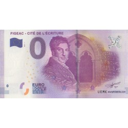 Euro bankenote memory - 46 - Figeac - Cité de l'écriture - 2017