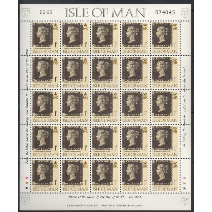 Timbres - Thème timbres sur timbres - Man (Ile de) - 1990- No 436/460