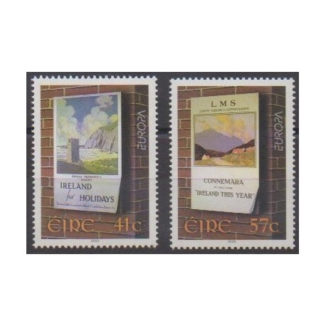 Irlande - 2003 - No 1504/1505 - Art - Europa