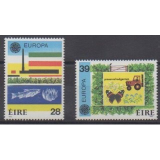 Buy this set of stamps of Ireland of the year 1986 (Nb 592/593).