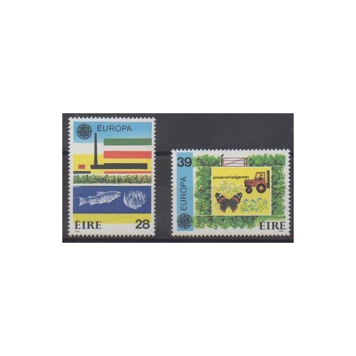 Acheter cette série de timbres d'Irlande de l'année 1986 (No 592/593).