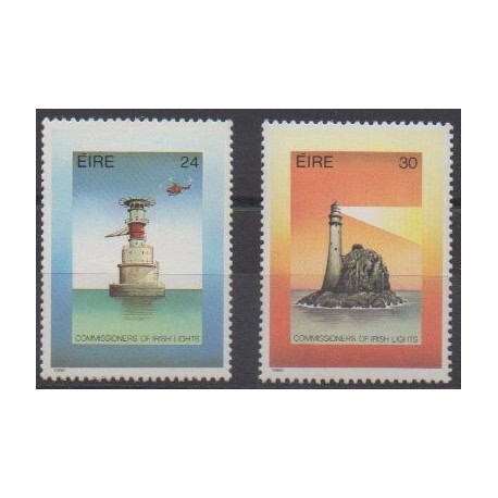 Ireland - 1986 - Nb 604/605 - Lighthouses