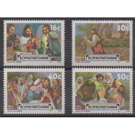 South Africa - Bophuthatswana - 1989 - Nb 214/217 - Easter