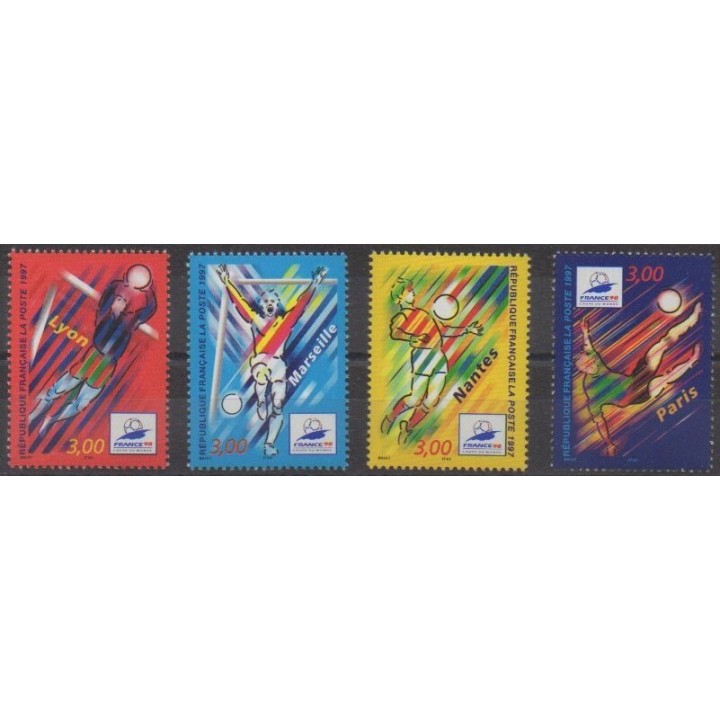 Buy this set of stamps of France of the year 1997 (Nb 3074/3077).
