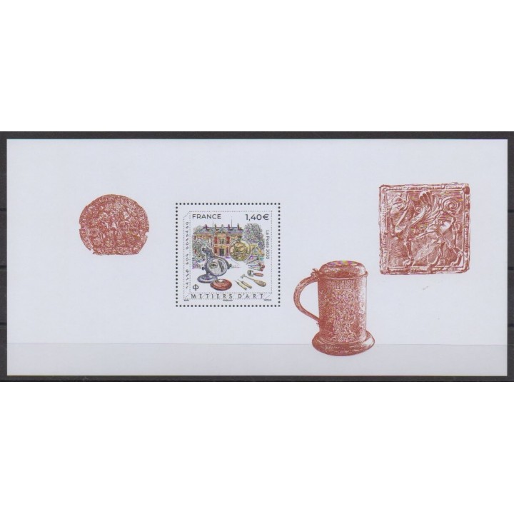 Buy this souvenir sheet  of France of the year 2020 (Nb BS Métiers d'art).