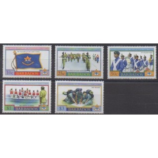 Acheter cette série de timbres de Barbade de l'année 2004 (No 1111/1115).