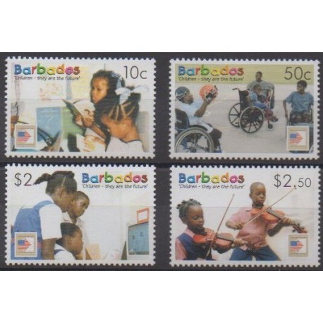 Barbados - 2006 - Nb 1161/1164 - Childhood
