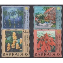 Barbados - 2008 - Nb 1196/1199 - Christmas - Paintings