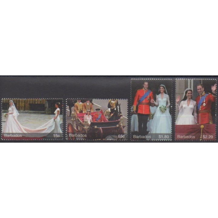 Buy this set of stamps of Barbados of the year 2011 (Nb 1241/1244).