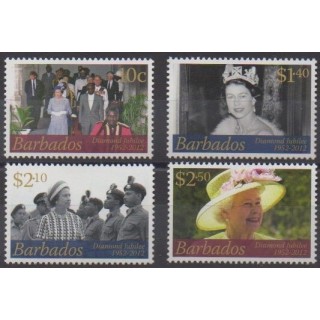 Buy this set of stamps of Barbados of the year 2012 (Nb 1245/1248).