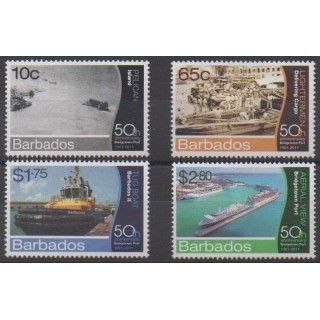 Acheter cette série de timbres de Barbade de l'année 2012 (No 1253/1256).