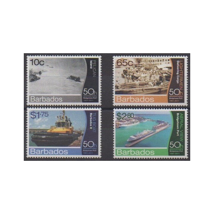 Buy this set of stamps of Barbados of the year 2012 (Nb 1253/1256).