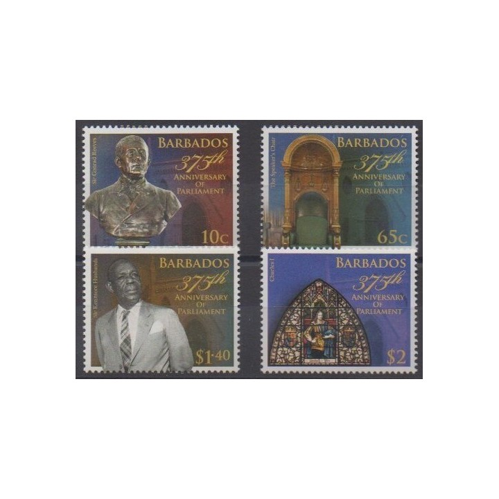 Buy this set of stamps of Barbados of the year 2014 (Nb 1273/1276).