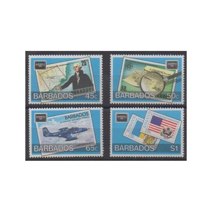 Buy this set of stamps of Barbados of the year 1986 (Nb 853/856).