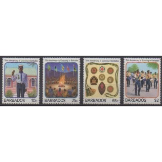 Buy this set of stamps of Barbados of the year 1987 (Nb 690/693).