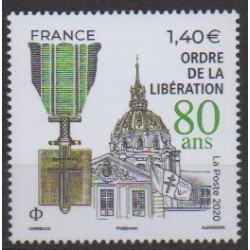 France - Poste - 2020 - No 5458 - Seconde Guerre Mondiale