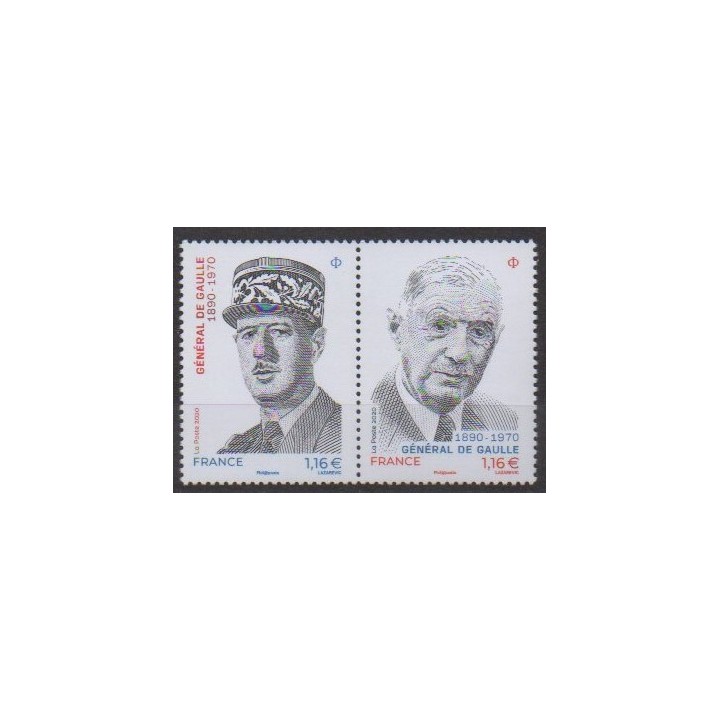 Acheter cette série de timbres de France de l'année 2020 ().