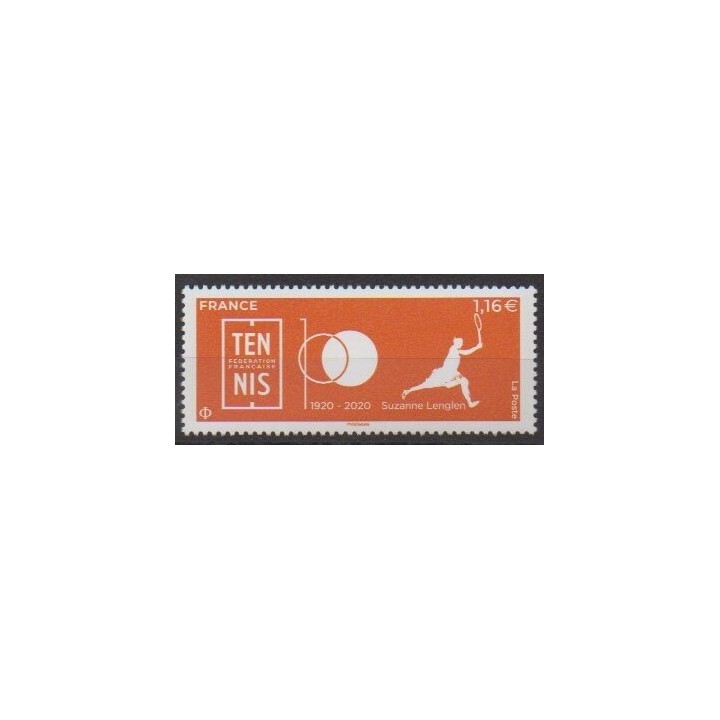 Buy this stamp of France of the year 2020 (Suzanne Lenglen).
