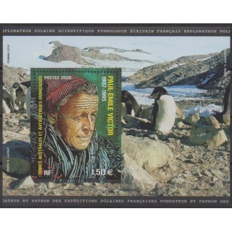 French Southern and Antarctic Lands - Blocks and sheets - 2020 - Nb F940 - Polar - Science