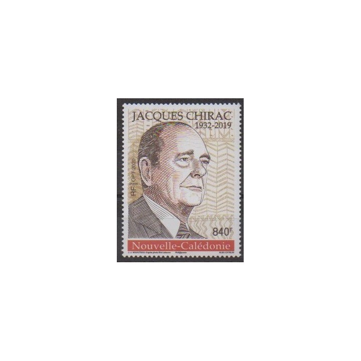 Buy this stamp of New Caledonia of the year 2020 (Jacques Chirac).