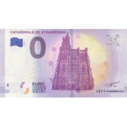 Billet souvenir - 67 - Cathédrale de Strasbourg - 2018-2