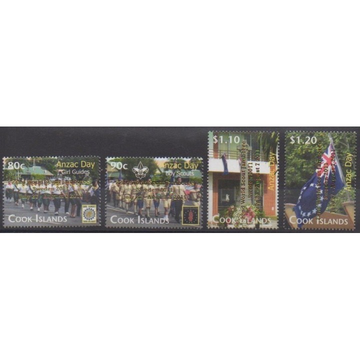 Buy this set of stamps of Cook Islands of the year 2011 (Nb 1390/1393).