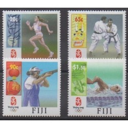 Fidji - 2008 - No 1176/1179 - Jeux Olympiques d'été