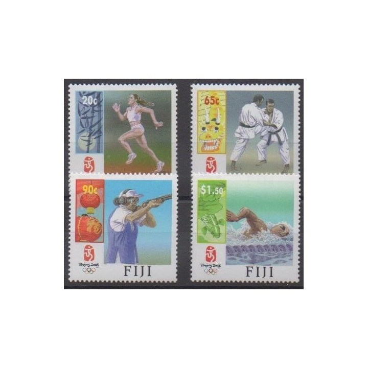 Acheter cette série de timbres de Fidji de l'année 2008 (No 1176/1179).