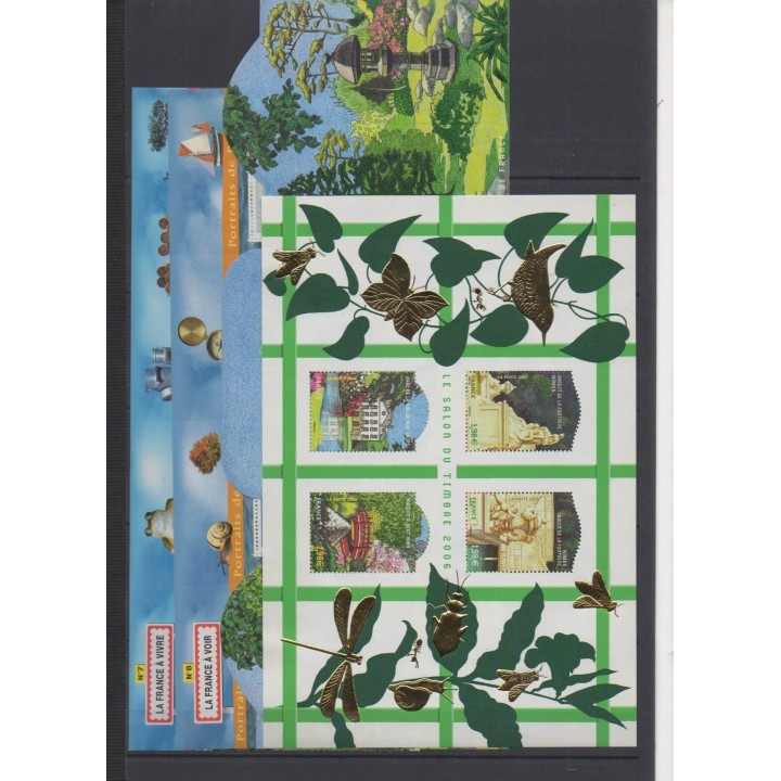 Acheter les timbres et les 11 blocs feuillets de France  de l'année 2006 (