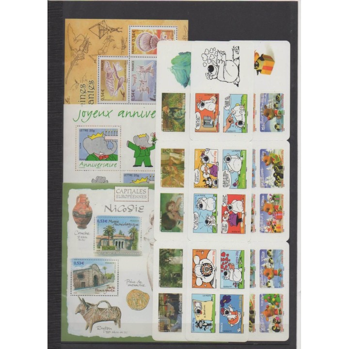 Acheter les timbres et les 11 blocs feuillets de France  de l'année 2006 (