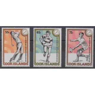 Acheter cette série de timbres des îles  Cook  de l'année 1985 (No 843/845).