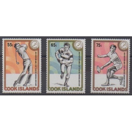 Cook (Islands) - 1985 - Nb 843/845 - Various sports