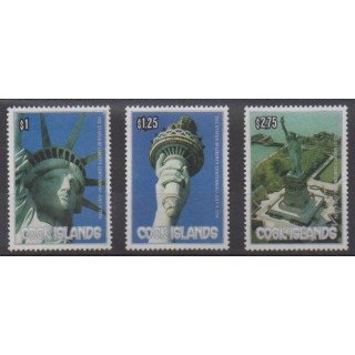 Buy this set of stamps of Cook Islands of the year 1986 (Nb 861/863).