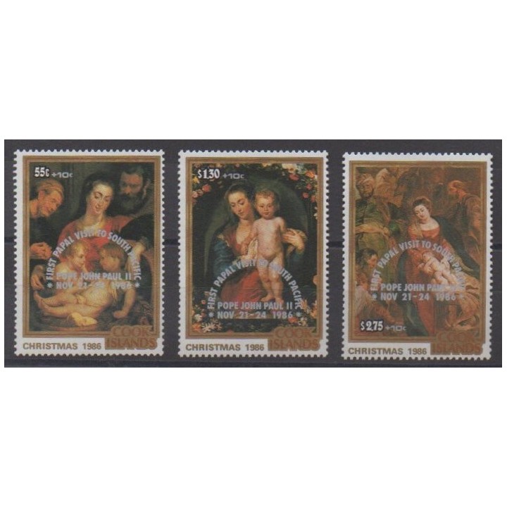 Buy this set of stamps of Cook Islands of the year 1986 (Nb 870/872).