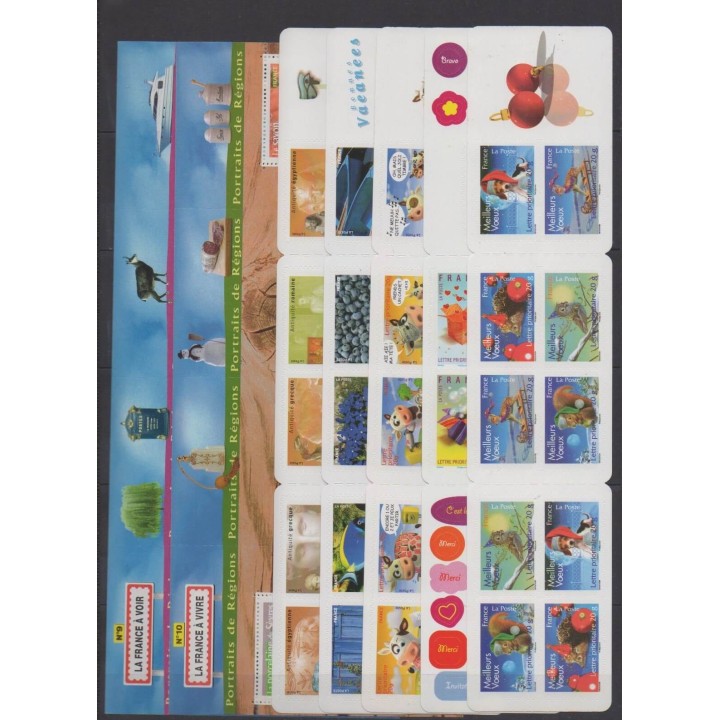 Buy the stamps and the 11 souvenir sheets of France of the year 2007