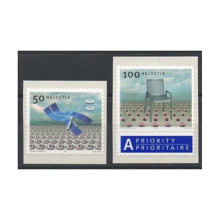 Timbres - Thème art divers - Suisse - 2004- No 1808/1809