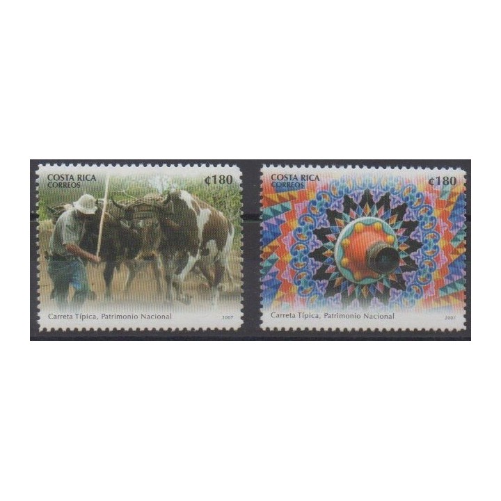 Acheter cette série de timbres du Costa Rica de l'année 2008 (No 850/851).