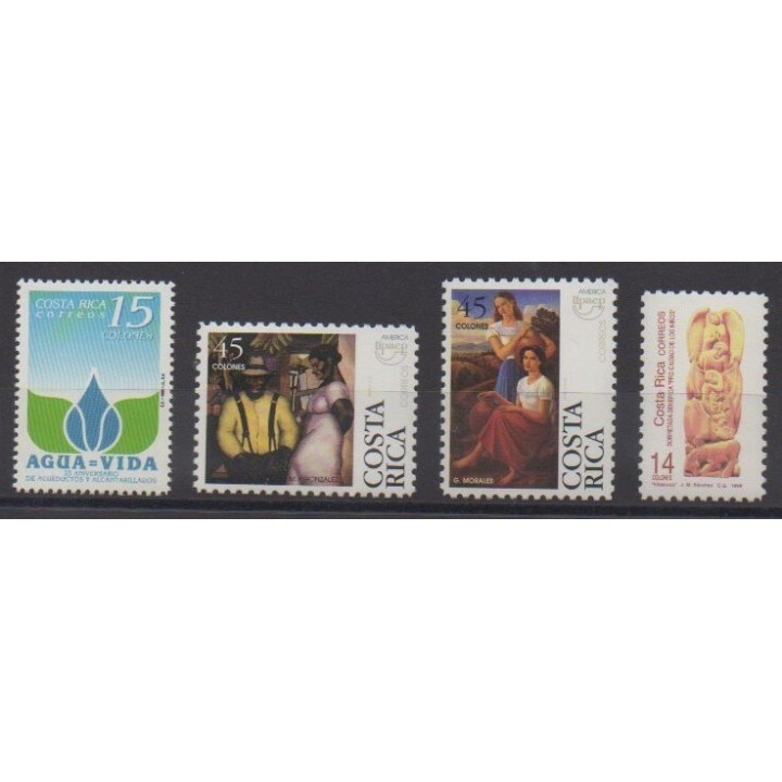 Acheter cette série de timbres du Costa Rica de l'année 1996 (No 614/617).