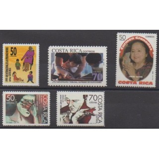 Acheter cette série de timbres du Costa Rica de l'année 1999 (No 651/655).